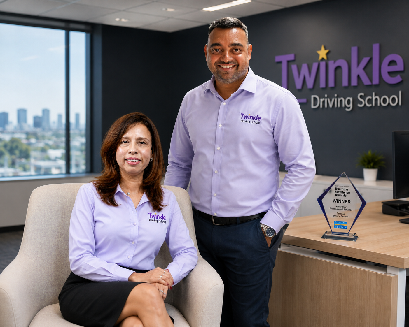 Twinkle and Chandresh — Twinkle Driving School Melton